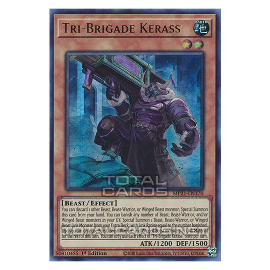 Yu-Gi-Oh! - 2021 Tin of Ancient Battles - Tri-Brigade Kerass (Ultra Rare) MP21-EN170