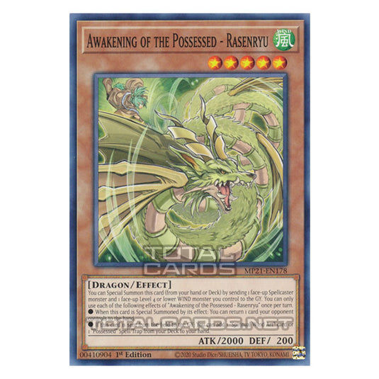 Yu-Gi-Oh! - 2021 Tin of Ancient Battles - Awakening of the Possessed - Rasenryu (Common) MP21-EN178