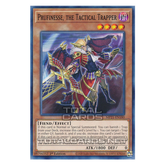 Yu-Gi-Oh! - 2021 Tin of Ancient Battles - Prufinesse, the Tactical Trapper (Common) MP21-EN180