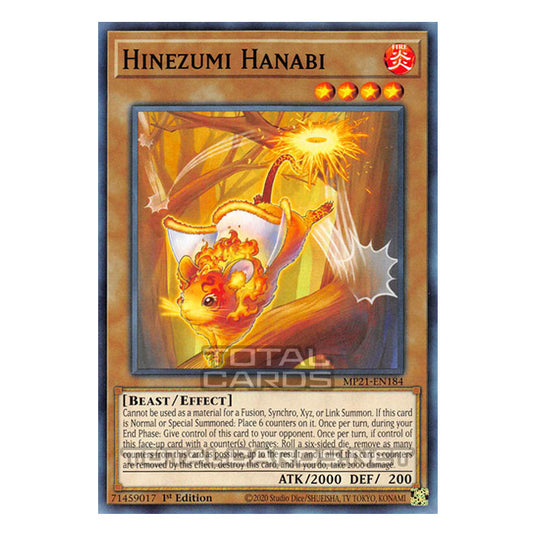 Yu-Gi-Oh! - 2021 Tin of Ancient Battles - Hinezumi Hanabi (Common) MP21-EN184