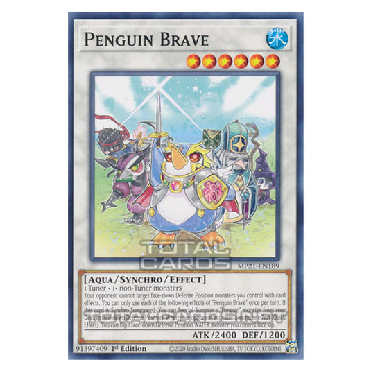 Yu-Gi-Oh! - 2021 Tin of Ancient Battles - Penguin Brave (Common) MP21-EN189