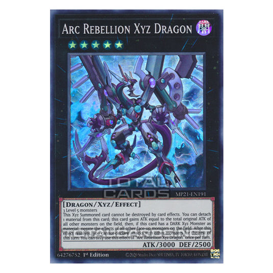 Yu-Gi-Oh! - 2021 Tin of Ancient Battles - Arc Rebellion Xyz Dragon (Super Rare) MP21-EN191