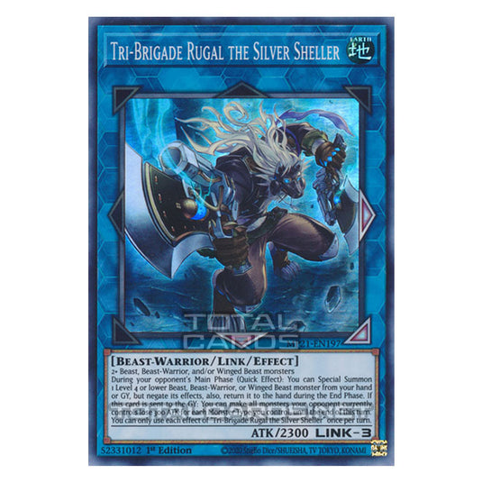 Yu-Gi-Oh! - 2021 Tin of Ancient Battles - Tri-Brigade Rugal the Silver Sheller (Super Rare) MP21-EN197