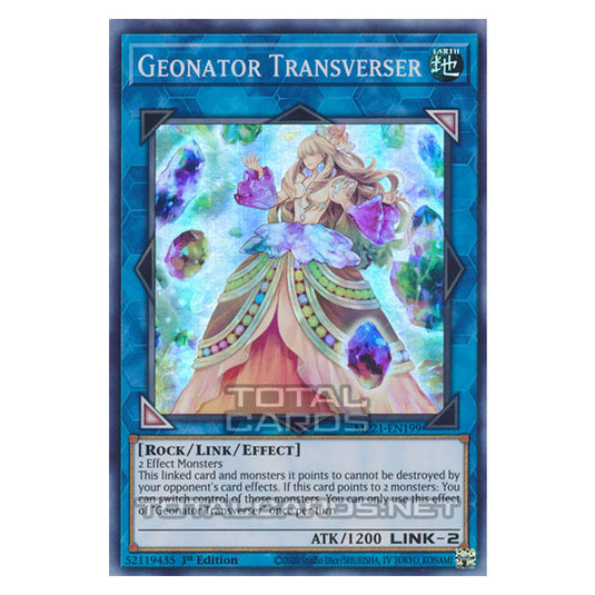 Yu-Gi-Oh! - 2021 Tin of Ancient Battles - Geonator Transverser (Super Rare) MP21-EN199