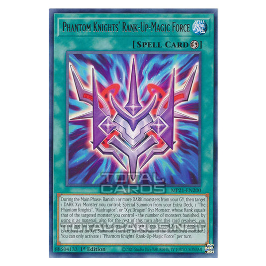 Yu-Gi-Oh! - 2021 Tin of Ancient Battles - Phantom Knights' Rank-Up-Magic Force (Rare) MP21-EN200