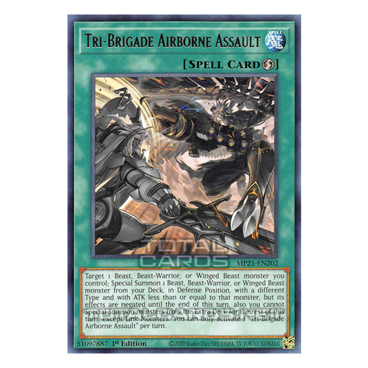 Yu-Gi-Oh! - 2021 Tin of Ancient Battles - Tri-Brigade Airborne Assault (Rare) MP21-EN202