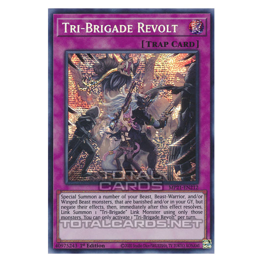 Yu-Gi-Oh! - 2021 Tin of Ancient Battles - Tri-Brigade Revolt (Prismatic Secret Rare) MP21-EN212