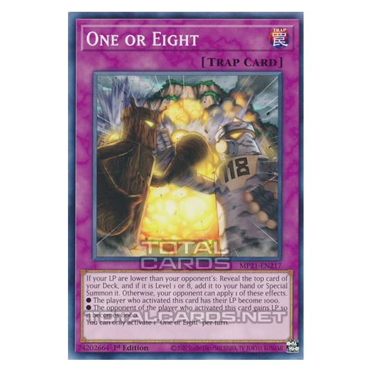 Yu-Gi-Oh! - 2021 Tin of Ancient Battles - One or Eight (Common) MP21-EN217