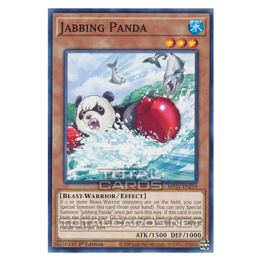 Yu-Gi-Oh! - 2021 Tin of Ancient Battles - Jabbing Panda (Common) MP21-EN219