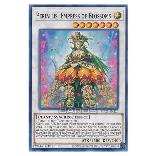 Yu-Gi-Oh! - 2021 Tin of Ancient Battles - Periallis, Empress of Blossoms (Common) MP21-EN220