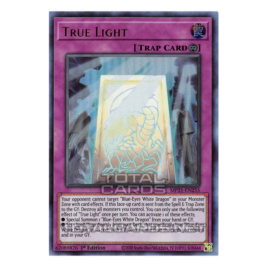 Yu-Gi-Oh! - 2021 Tin of Ancient Battles - True Light (Ultra Rare) MP21 Yu-Gi-Oh! - 2021 Tin of Ancient Battles - True Light (Ultra Rare) MP21
