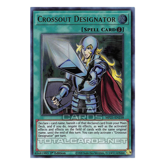 Yu-Gi-Oh! - 2021 Tin of Ancient Battles - Crossout Designator (Ultra R Yu-Gi-Oh! - 2021 Tin of Ancient Battles - Crossout Designator (Ultra R