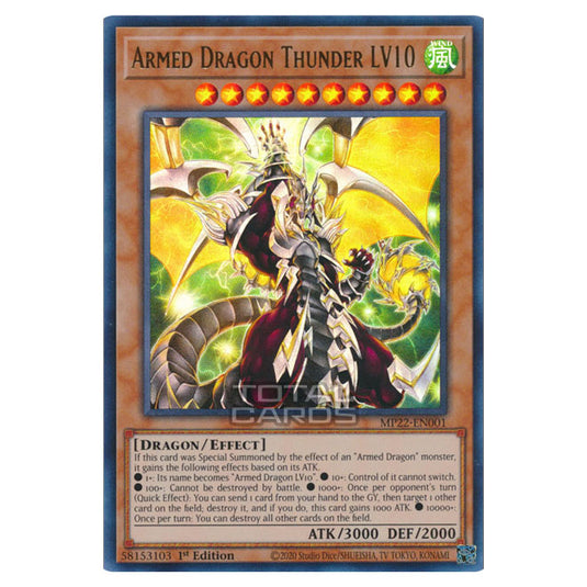 Yu-Gi-Oh! - 2022 Tin of the Pharaoh's Gods - Armed Dragon Thunder LV10 (Ultra Rare) MP22-EN001