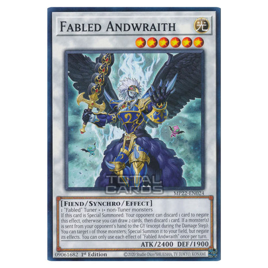 Yu-Gi-Oh! - 2022 Tin of the Pharaoh's Gods - Fabled Andwraith (Common) MP22-EN024