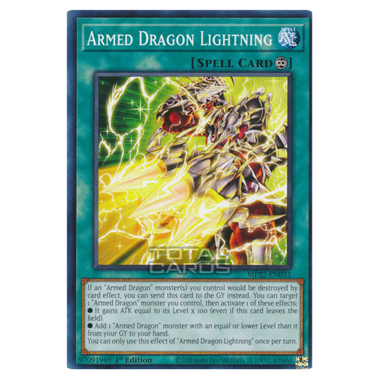 Yu-Gi-Oh! - 2022 Tin of the Pharaoh's Gods - Armed Dragon Lightning (Common) MP22-EN031