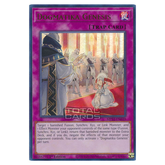 Yu-Gi-Oh! - 2022 Tin of the Pharaoh's Gods - Dogmatika Genesis (Ultra Rare) MP22-EN039