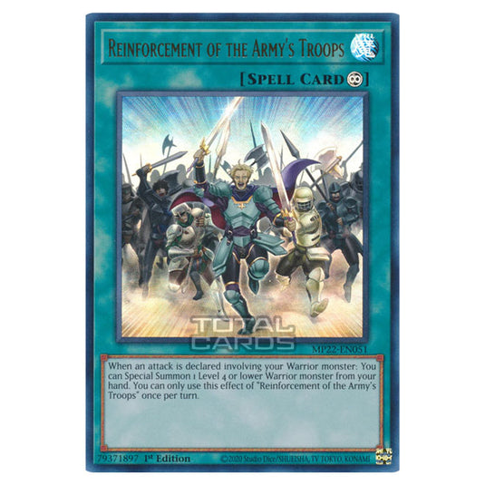 Yu-Gi-Oh! - 2022 Tin of the Pharaoh's Gods - Reinforcement of the Army's Troops (Ultra Rare) MP22-EN051