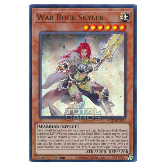 Yu-Gi-Oh! - 2022 Tin of the Pharaoh's Gods - War Rock Skyler (Ultra Rare) MP22-EN054