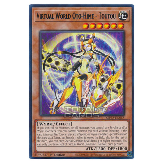 Yu-Gi-Oh! - 2022 Tin of the Pharaoh's Gods - Virtual World Oto-Hime - Toutou (Rare) MP22-EN055