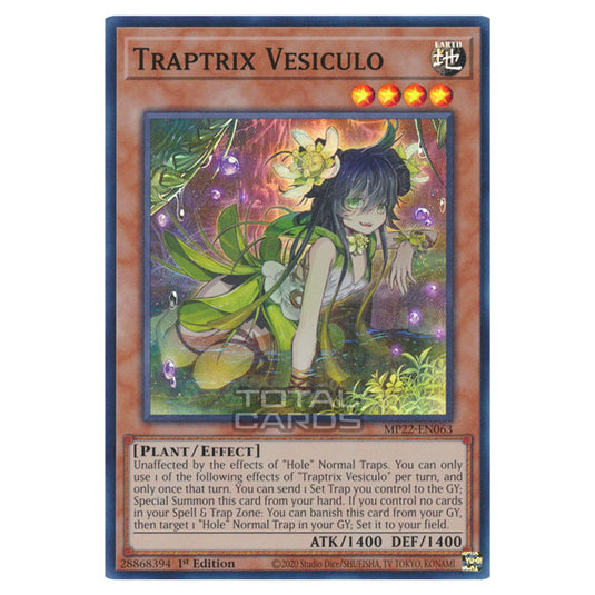 Yu-Gi-Oh! - 2022 Tin of the Pharaoh's Gods - Traptrix Vesiculo (Super Rare) MP22-EN063