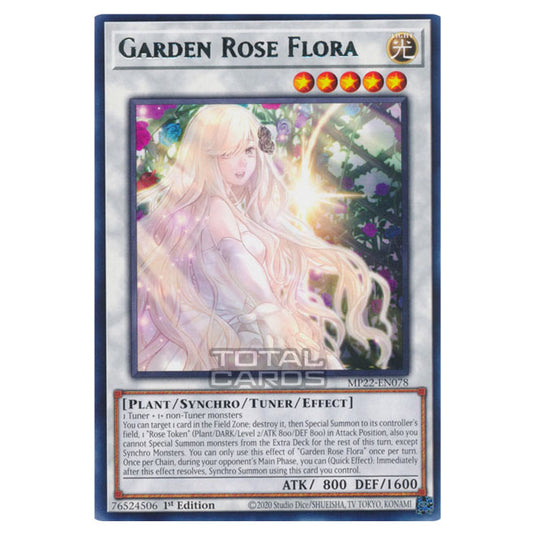 Yu-Gi-Oh! - 2022 Tin of the Pharaoh's Gods - Garden Rose Flora (Rare) MP22-EN078