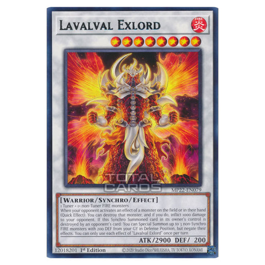 Yu-Gi-Oh! - 2022 Tin of the Pharaoh's Gods - Lavalval Exlord (Rare) MP22-EN079