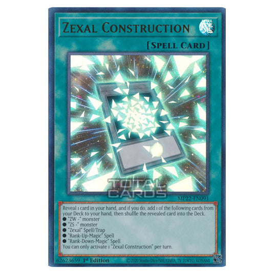 Yu-Gi-Oh! - 2022 Tin of the Pharaoh's Gods - Zexal Construction (Ultra Rare) MP22-EN091