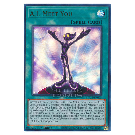 Yu-Gi-Oh! - 2022 Tin of the Pharaoh's Gods - A.I. Meet You (Ultra Rare) MP22-EN095