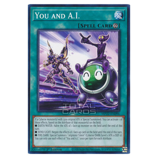 Yu-Gi-Oh! - 2022 Tin of the Pharaoh's Gods - You and A.I. (Common) MP22-EN096