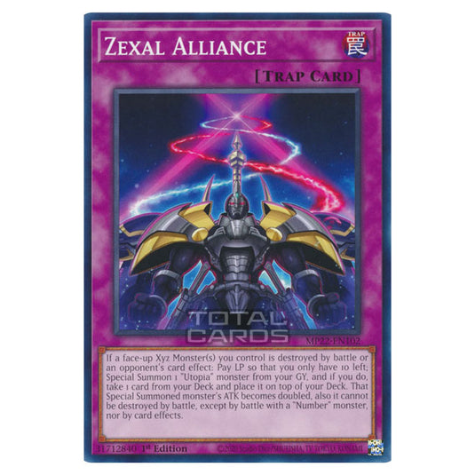 Yu-Gi-Oh! - 2022 Tin of the Pharaoh's Gods - Zexal Alliance (Common) MP22-EN102