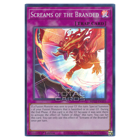 Yu-Gi-Oh! - 2022 Tin of the Pharaoh's Gods - Screams of the Branded (Super Rare) MP22-EN103