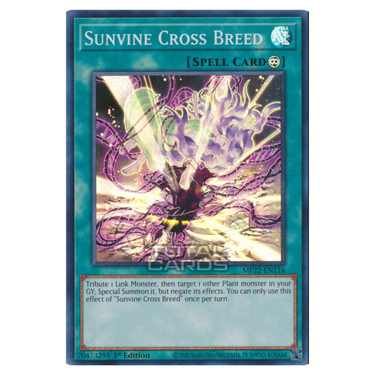 Yu-Gi-Oh! - 2022 Tin of the Pharaoh's Gods - Sunvine Cross Breed (Super Rare) MP22-EN116