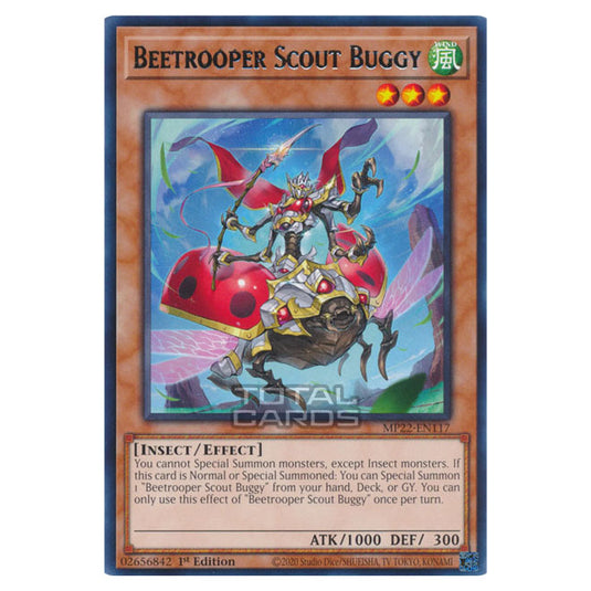 Yu-Gi-Oh! - 2022 Tin of the Pharaoh's Gods - Beetrooper Scout Buggy (Rare) MP22-EN117