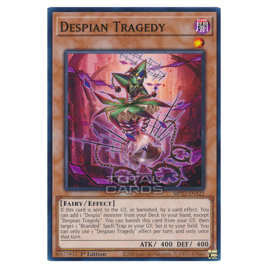 Yu-Gi-Oh! - 2022 Tin of the Pharaoh's Gods - Despian Tragedy (Common) MP22-EN122