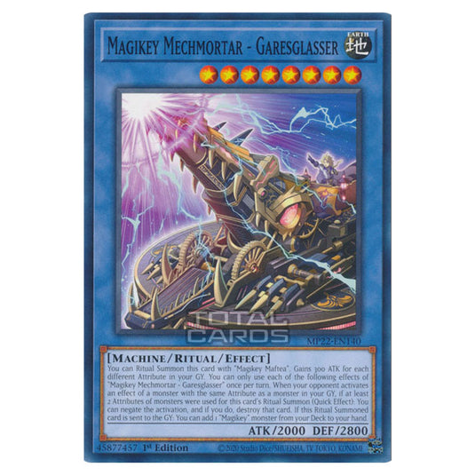 Yu-Gi-Oh! - 2022 Tin of the Pharaoh's Gods - Magikey Mechmortar - Garesglasser (Common) MP22-EN140