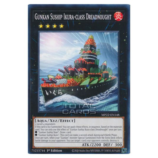 Yu-Gi-Oh! - 2022 Tin of the Pharaoh's Gods - Gunkan Suship Ikura-class Dreadnought (Common) MP22-EN148