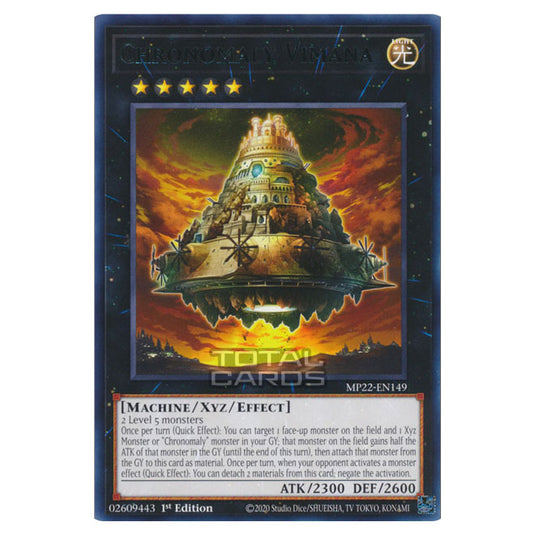 Yu-Gi-Oh! - 2022 Tin of the Pharaoh's Gods - Chronomaly Vimana (Rare) MP22-EN149