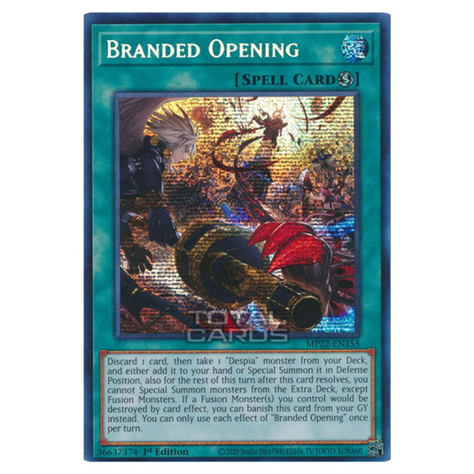 Yu-Gi-Oh! - 2022 Tin of the Pharaoh's Gods - Branded Opening (Prismatic Secret Rare) MP22-EN155