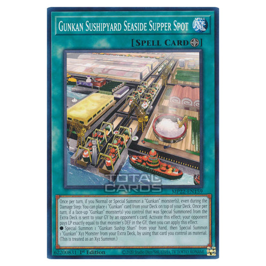 Yu-Gi-Oh! - 2022 Tin of the Pharaoh's Gods - Gunkan Sushipyard Seaside Supper Spot (Common) MP22-EN159