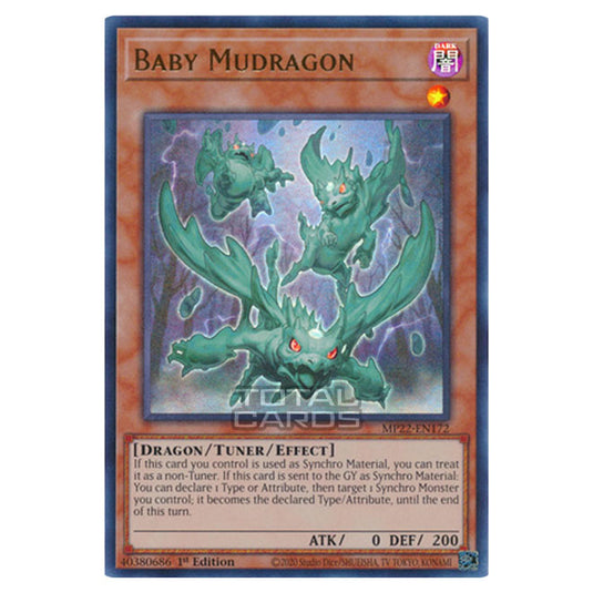 Yu-Gi-Oh! - 2022 Tin of the Pharaoh's Gods - Baby Mudragon (Ultra Rare) MP22-EN172