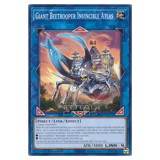 Yu-Gi-Oh! - 2022 Tin of the Pharaoh's Gods - Giant Beetrooper Invincible Atlas (Common) MP22-EN177