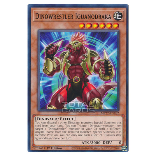 Yu-Gi-Oh! - 2022 Tin of the Pharaoh's Gods - Dinowrestler Iguanodraka (Common) MP22-EN182