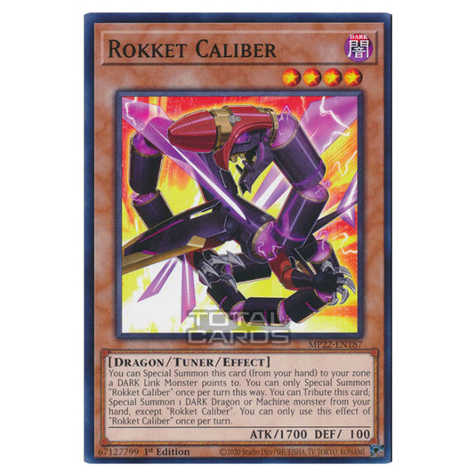 Yu-Gi-Oh! - 2022 Tin of the Pharaoh's Gods - Rokket Caliber (Common) MP22-EN187