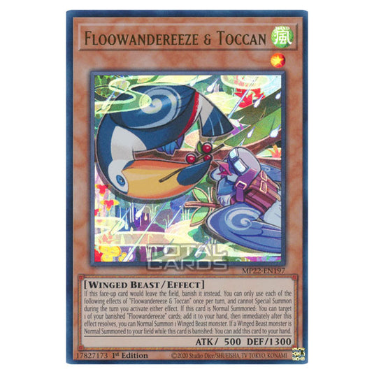 Yu-Gi-Oh! - 2022 Tin of the Pharaoh's Gods - Floowandereeze & Toccan (Ultra Rare) MP22-EN197