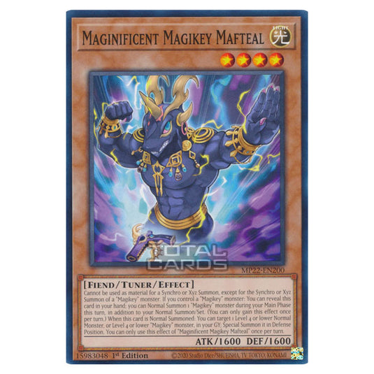 Yu-Gi-Oh! - 2022 Tin of the Pharaoh's Gods - Maginificent Magikey Mafteal (Common) MP22-EN200