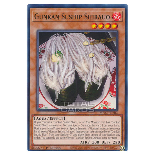 Yu-Gi-Oh! - 2022 Tin of the Pharaoh's Gods - Gunkan Suship Shirauo (Common) MP22-EN202