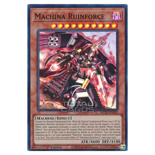 Yu-Gi-Oh! - 2022 Tin of the Pharaoh's Gods - Machina Ruinforce (Super Rare) MP22-EN203