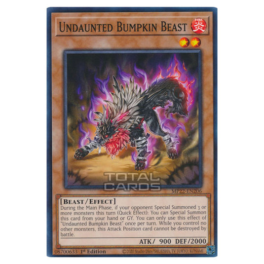 Yu-Gi-Oh! - 2022 Tin of the Pharaoh's Gods - Undaunted Bumpkin Beast (Common) MP22-EN206