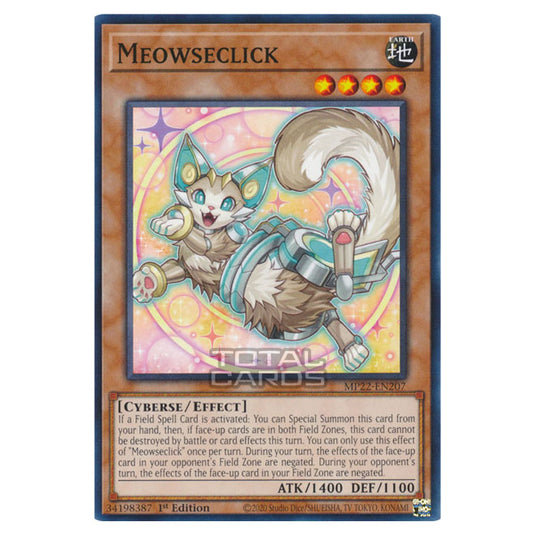 Yu-Gi-Oh! - 2022 Tin of the Pharaoh's Gods - Meowseclick (Common) MP22-EN207