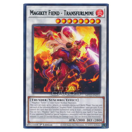 Yu-Gi-Oh! - 2022 Tin of the Pharaoh's Gods - Magikey Fiend - Transfurlmine (Rare) MP22-EN211